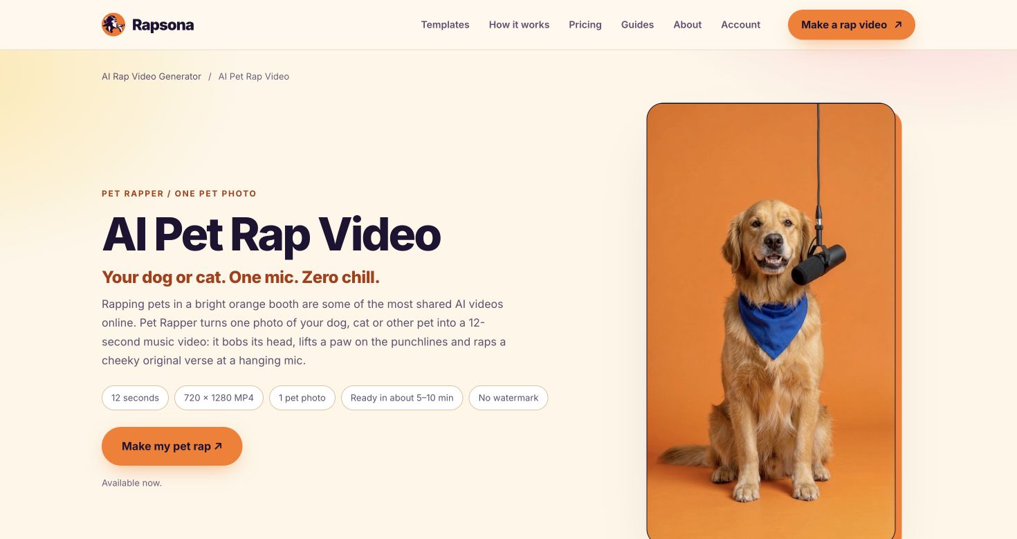 Pet Rapper template